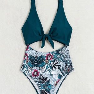 Adorable and sexy one piece peekaboo women’s bathing suit